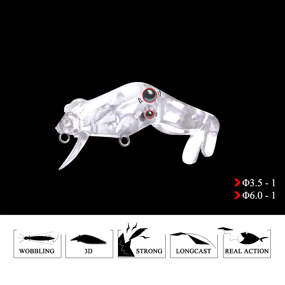 FTK Colorful Hard Frogs Fishing Lure basslure 1pcs/lot 60mm 8g Floating Topwater Fish Wobbler Artificial Crankbait lures | Спорт и