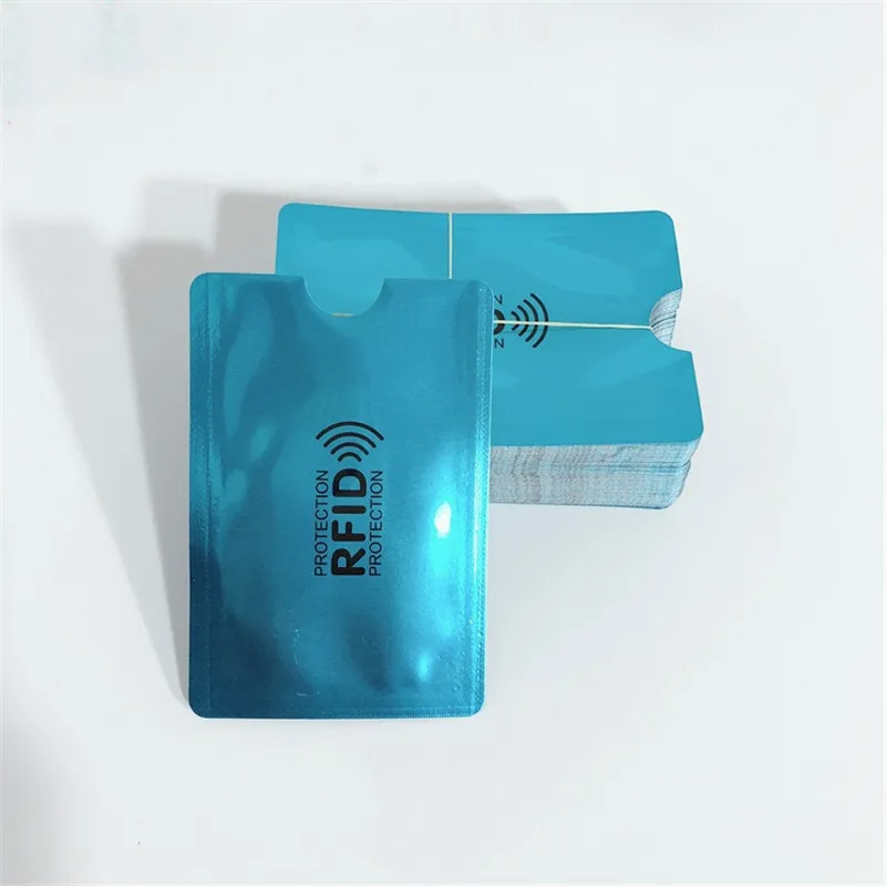 10 шт. Анти RFID бумажник с защитой от размагничивания Блокировка считыватель банк
