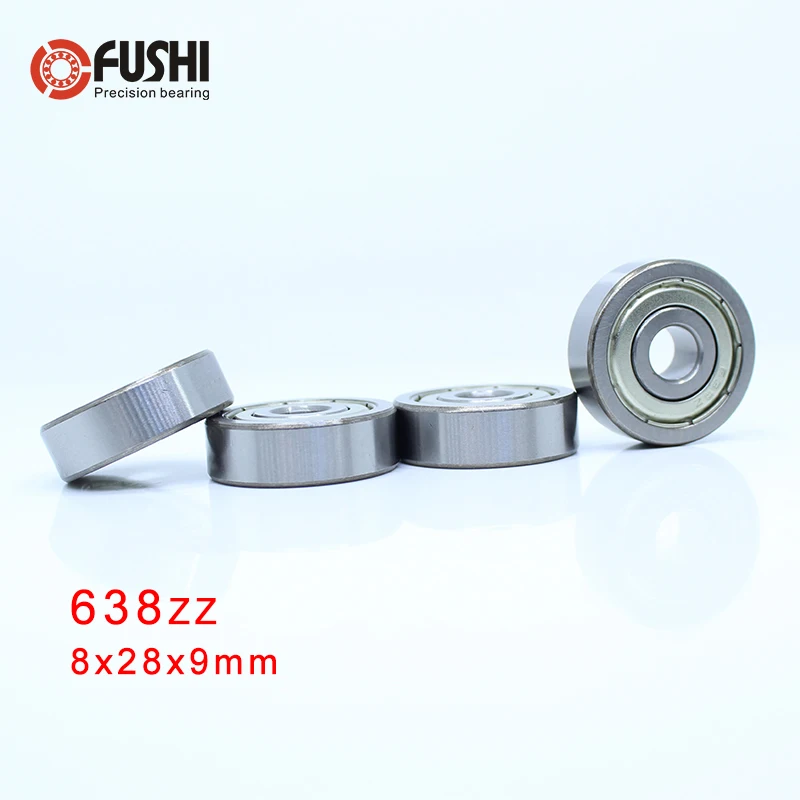 Подшипник 638ZZ 8*28*9 мм (4 шт.) модель 638Z миниатюрная 638|bearing bearing|bearings miniaturebearing 4 |
