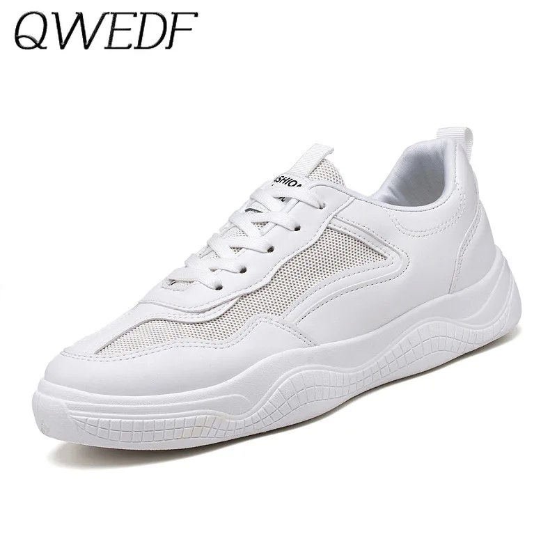 

2019 Summer New White Men's Breathable Casual Shoes Popular Shoes High Quality Fashion Men's Non-slip Wear Sneakers Shoes W1-98