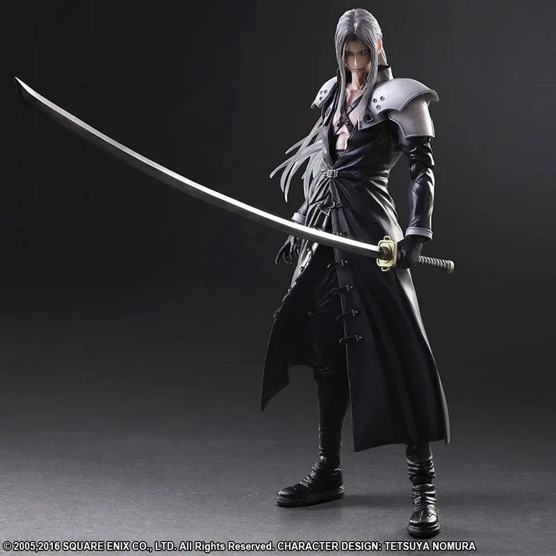 Игра искусство Kai Final Fantasy VII 7 шарнир подвижный Sephiroth ПВХ фигурка Коллекционная