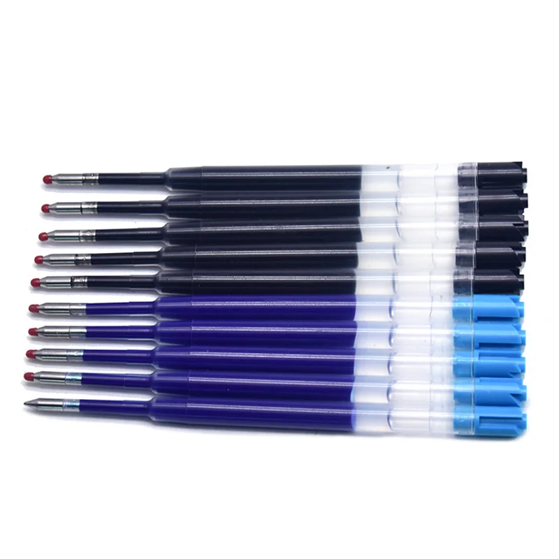 5 Blue 5 Black Гелевая ручка Guoyi K066, сменная ручка, 10 шт./лот, 424 G2, гелевая ручка для обучения, канцелярские принадлежности для школы, подарки, шариковая ручка, аксессуары для письма - Цвет графита: 5 Blue 5 Black