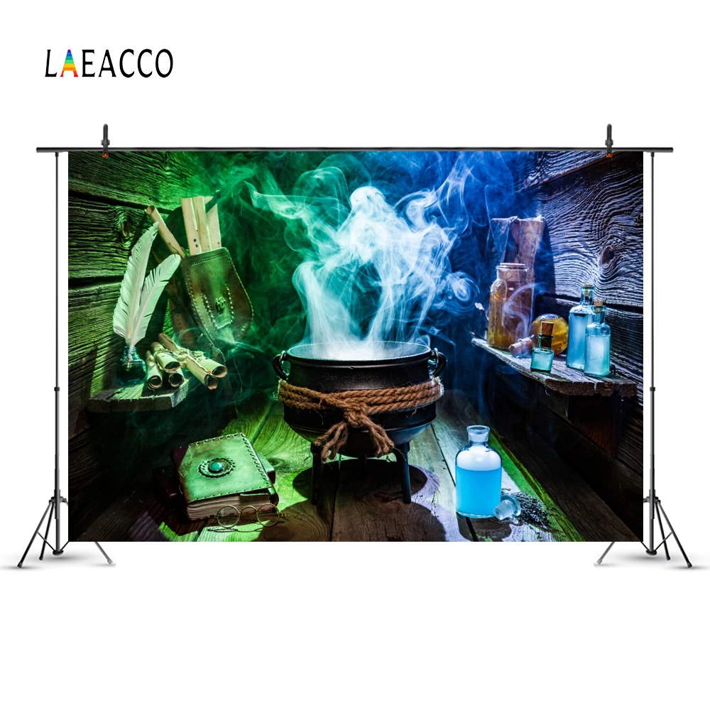 Фотофон Laeacco Magic House с триподом и бутылками сказочные фоны для фотосъемки детского
