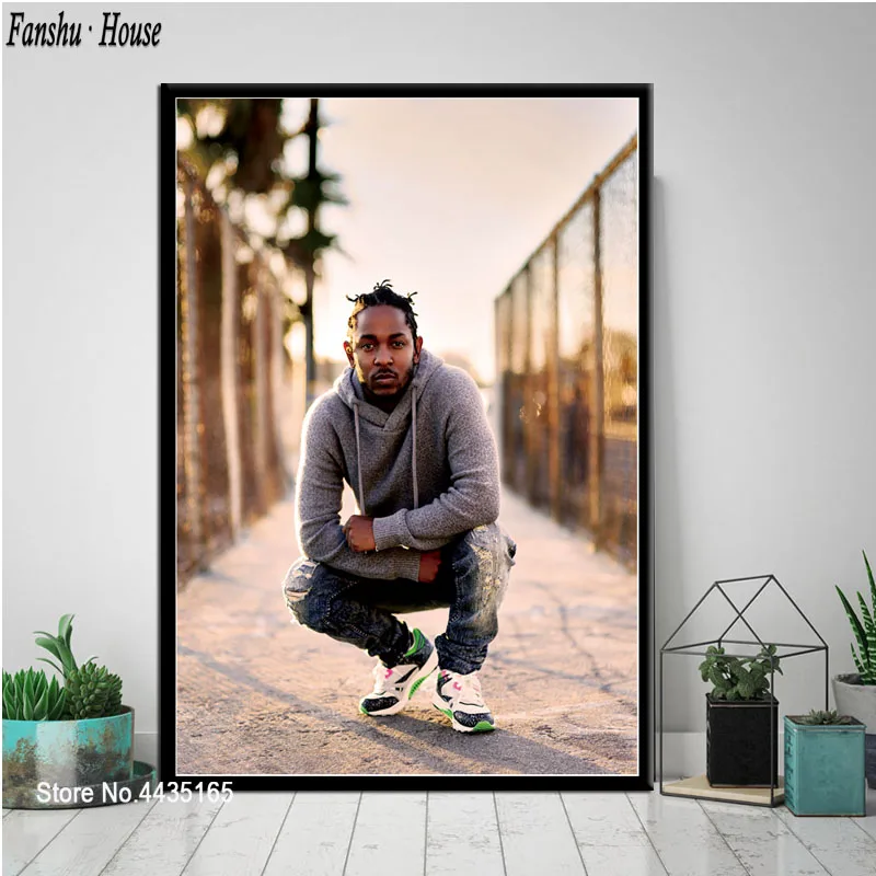 Kendrick Ламар художественный постер хип хоп рэп музыка звезда плакаты и печать