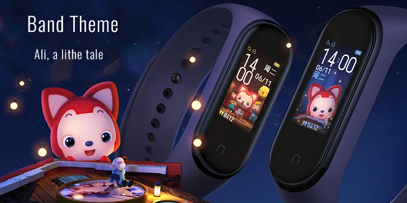 Xiaomi Mi смарт-браслет 4 Bluetooth 5,0 фитнес-браслет AMOLED цветной сенсорный экран Музыка AI пульс