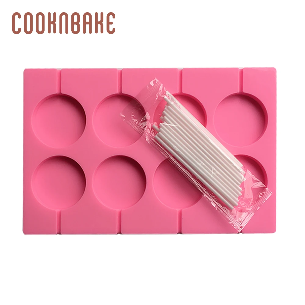 COOKNBAKE круглые силиконовые формы для леденцов Шоколад Конфеты помадка плесень торт выпечки Формы для выпечки инструмент конфеты печенье формы для леденцов
