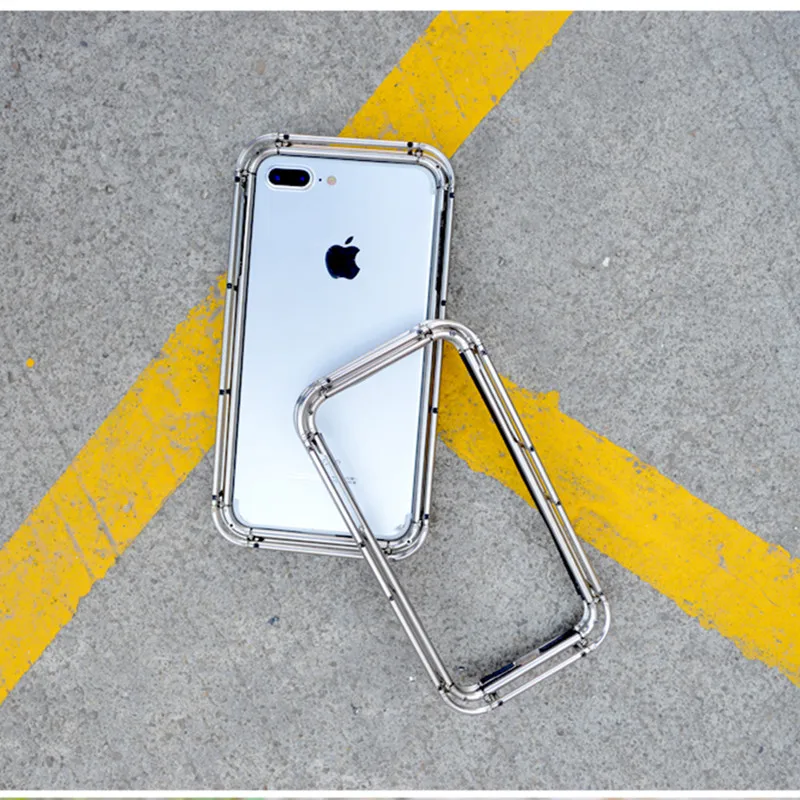 R-just весенний защитный бампер из нержавеющей стали для iphone 7, 8, 7 Plus, 8 Plus, чехол для телефона для iphone