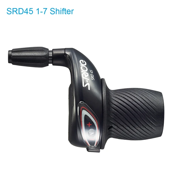 Black 1-7 Shifter S-Ride MTB велосипед 3x7 скоростной поворотный переключатель влево/вправо поворотный рычаг переключения передач велосипед пружинный сдвиг подходит для Shimano SL-RS25 - Цвет: Black 1-7 Shifter