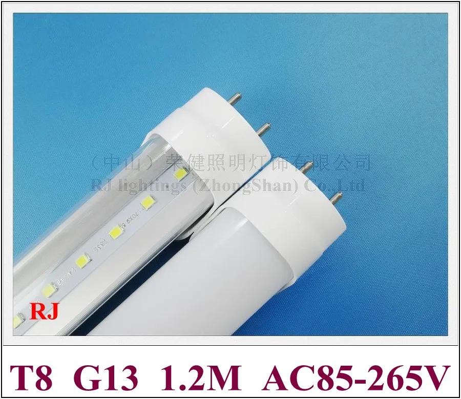 Светодиодный трубки T8 SMD 2835 Светодиодная лампа труб 96 25lm/светодиодный G13 1200 мм 120