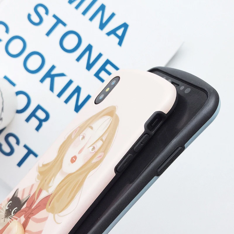 Силиконовый чехол для apple Розовый Модный милый мобильного телефона с кошкой iphone XR