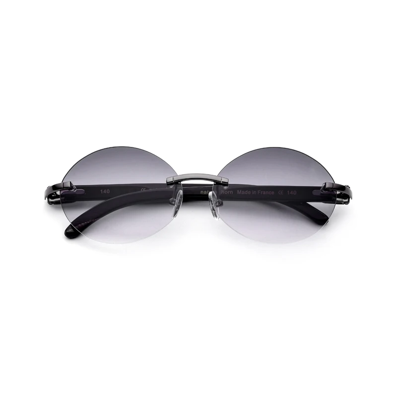 Женские солнцезащитные очки с натуральным рогом UV400 женские Винтажные