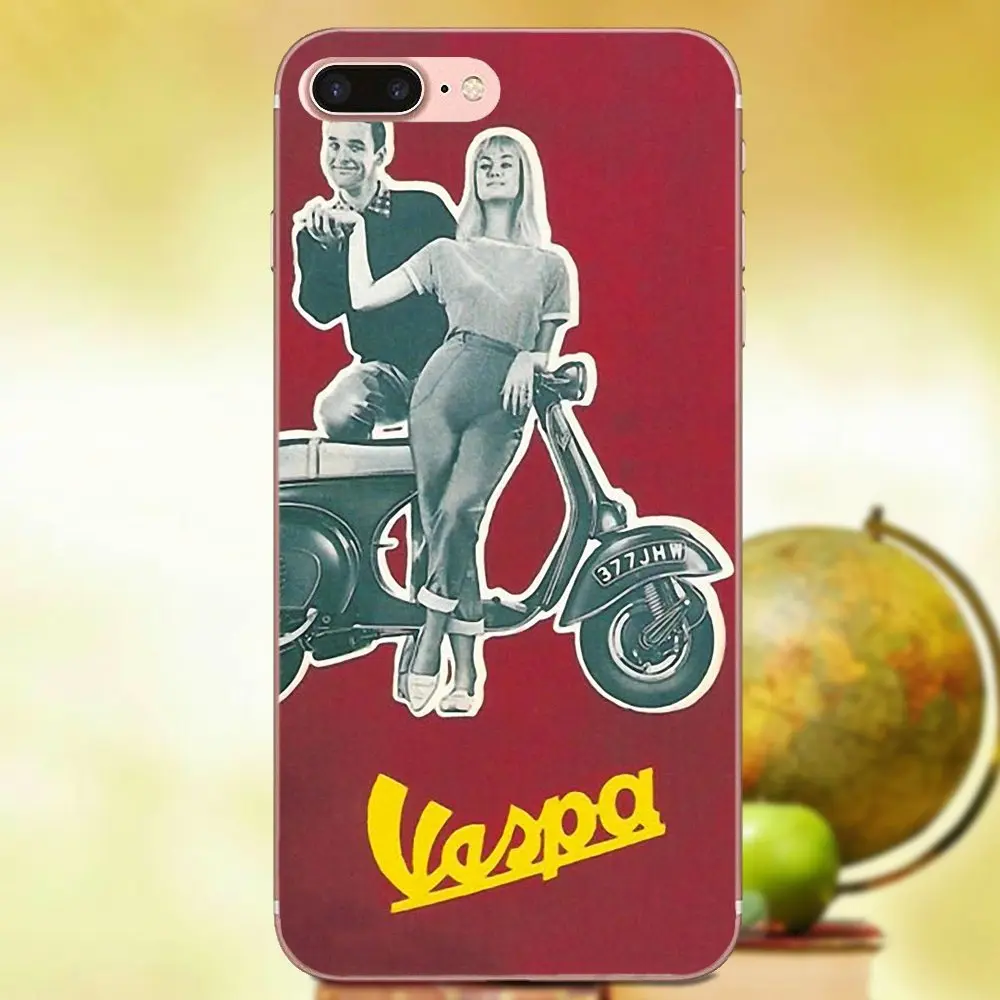 Vespa скутер бренд для Xiaomi Redmi Note 2 3 3S 4 4A 4X 5 5A 6 6A Pro Plus роскошный качественный чехол