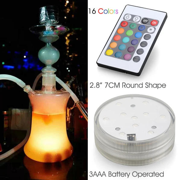 

2016 Top Fashion Free Shipping 48pieces/ot Submersible Led Light, Remote Control Vases Light for Wedding Decoration Supplies