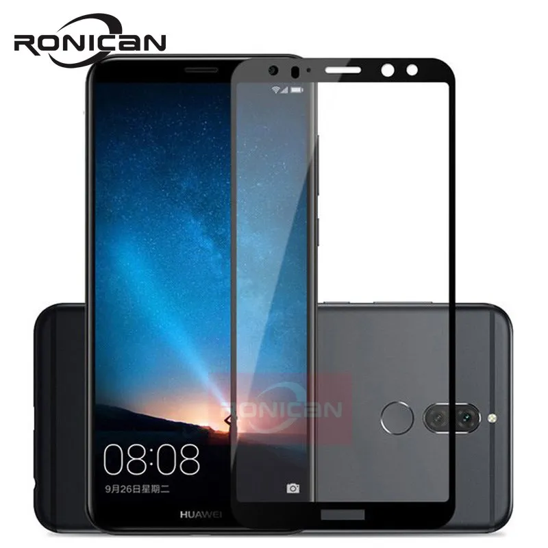 Защитное стекло для экрана Huawei Mate 10 Lite закаленное Nova 2i / Honor 9i с полным покрытием |