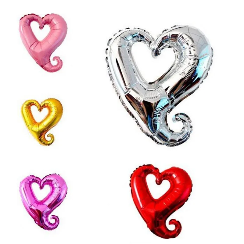Новый Свадебные украшения лигатуры Love Фольга шары большой шар цвета розового