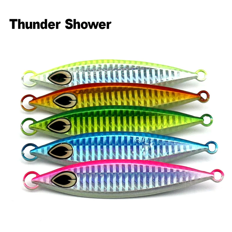 ThunderShower 5 шт./лот свинцовая рыболовная приманка 20 г 30 40 60 металлический джиг