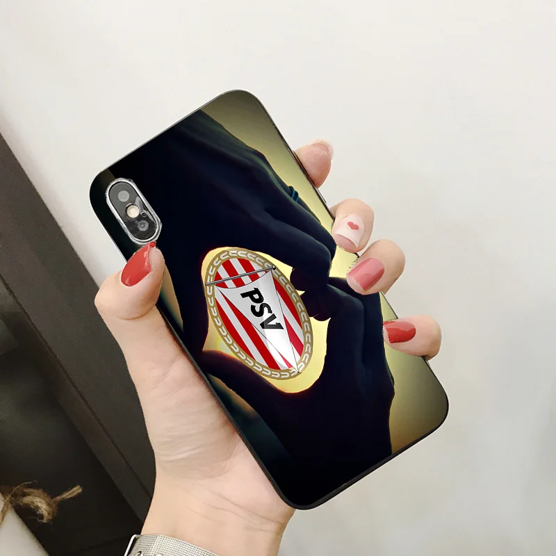 Yinuoda psv Eindhonven FC Team чехол для телефона DIY рисунок черный мягкий из ТПУ Erick Gutierrez iPhone X