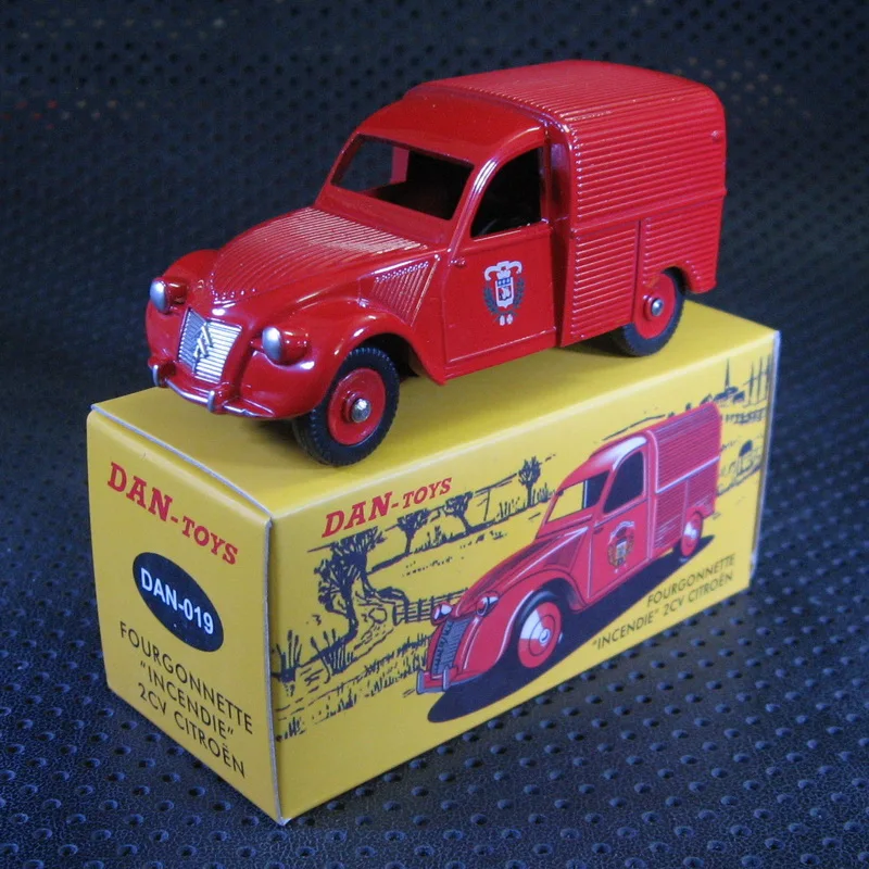 DAN TOYS 1:43 Citro en 2CV Classic2 антикварные модели бутиковые автомобили из сплава игрушки