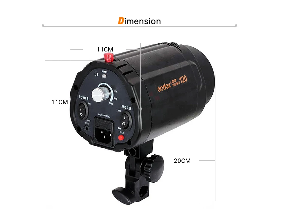Новейший 120DI 360Ws GODOX 3*120Ws Pro фотостудия стробоскоп вспышка светильник 360W комплект
