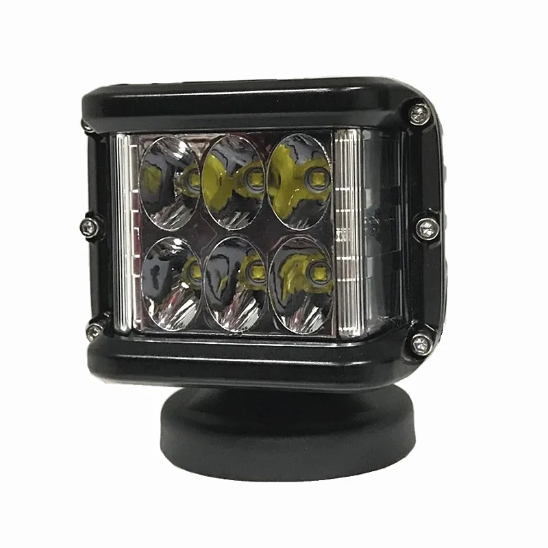 Мигающий Янтарный синий красный 36 Вт боковой выстрел Pod Cubes светодиодный рабочий