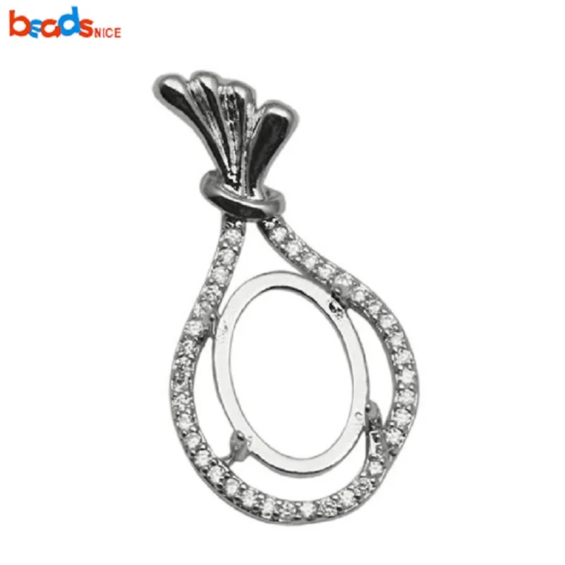 Beadsnice Стерлинговое Серебро Подвеска Установка основа Подвески Diy Изготовление ювелирных изделий женские аксессуары ювелирные изделия 34065