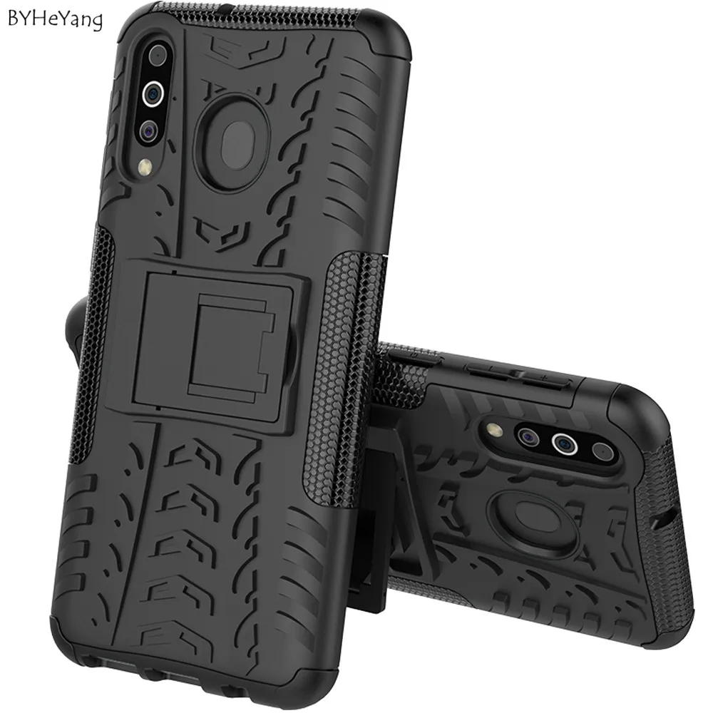 Чехол для Samsung Galaxy M30 чехол из ТПУ и поликарбоната матовый бронированный бампер