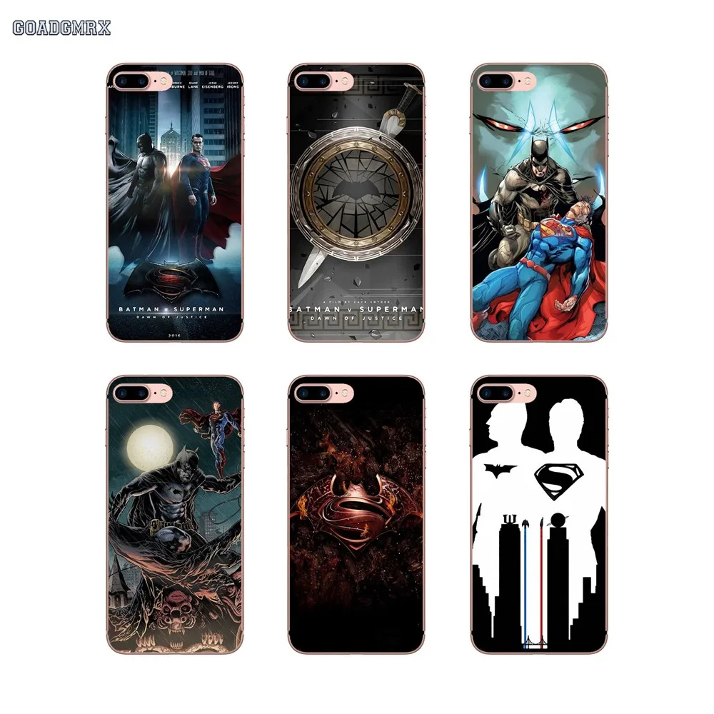 Оригинальный Мягкий силиконовый чехол Бэтмен против Супермена для Huawei Honor 6 Play 4C 5C