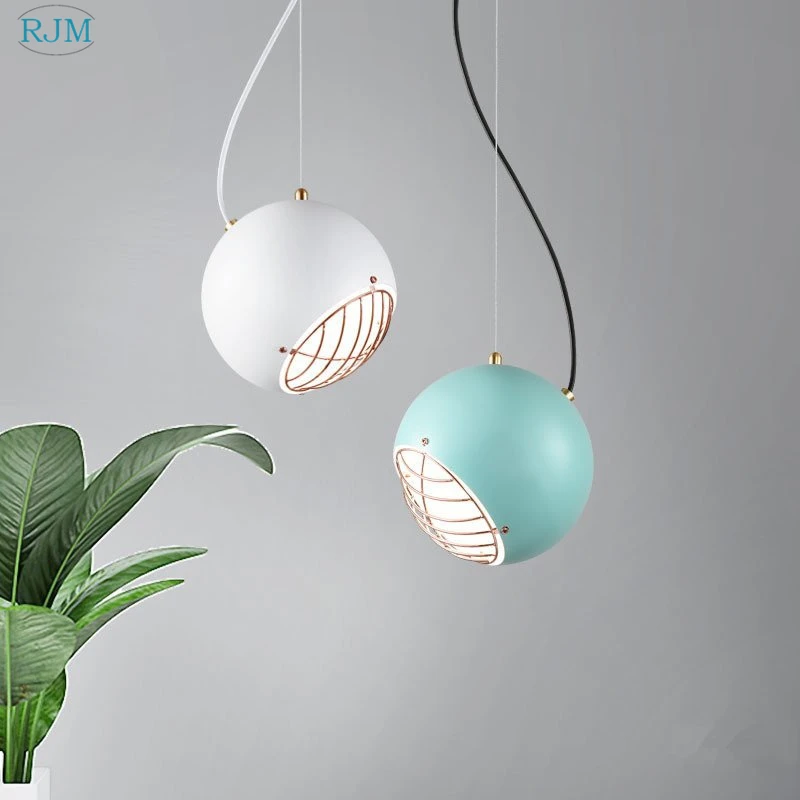 

Подвесные светильники в скандинавском стиле, Креативный светодиодный светильник в виде макаруна, современный, простой, индивидуальный, железный, для столовой, кабинета, ресторана