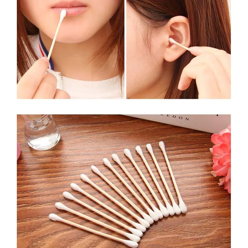 100 шт. Одноразовые Медицинские Ватные палочки для дезинфекции аварийного ватный