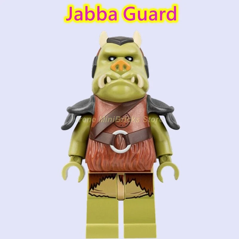 Jabba Guard Звездные войны, клон, штурмовик, Ewok Jabba Han Solo Leia, принцесса Дарт Вейдер, Звездные войны, игрушки для детей, строительные блоки, Звездные войны - Цвет: Jabba Guard