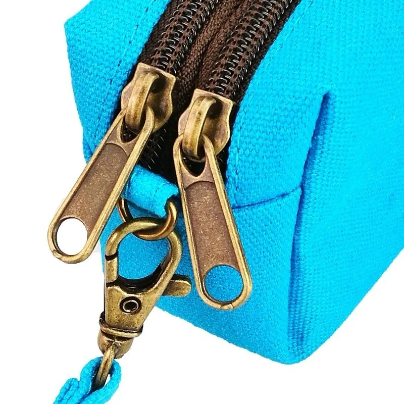Sale Canvas Organizer Storage Bag for Men Women Small Handy Coin Pouch Male Female Wallet Lady Purse Mobile Phone iPhone Holder