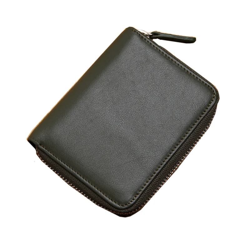 Кошельки LANSPACE из натуральной кожи для мужчин мини кошелек ручной работы кошельки