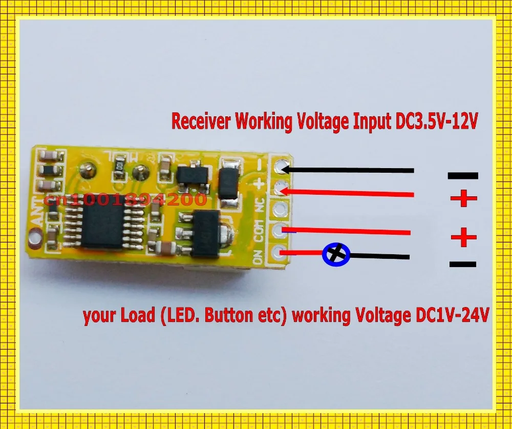 DC 3.5V 3.7V 4.5V 5V 6V 7.4V 9V 12V Micro Relay Remote Control Switch NO COM NC Button Long Range 315 Momentary | Обустройство дома