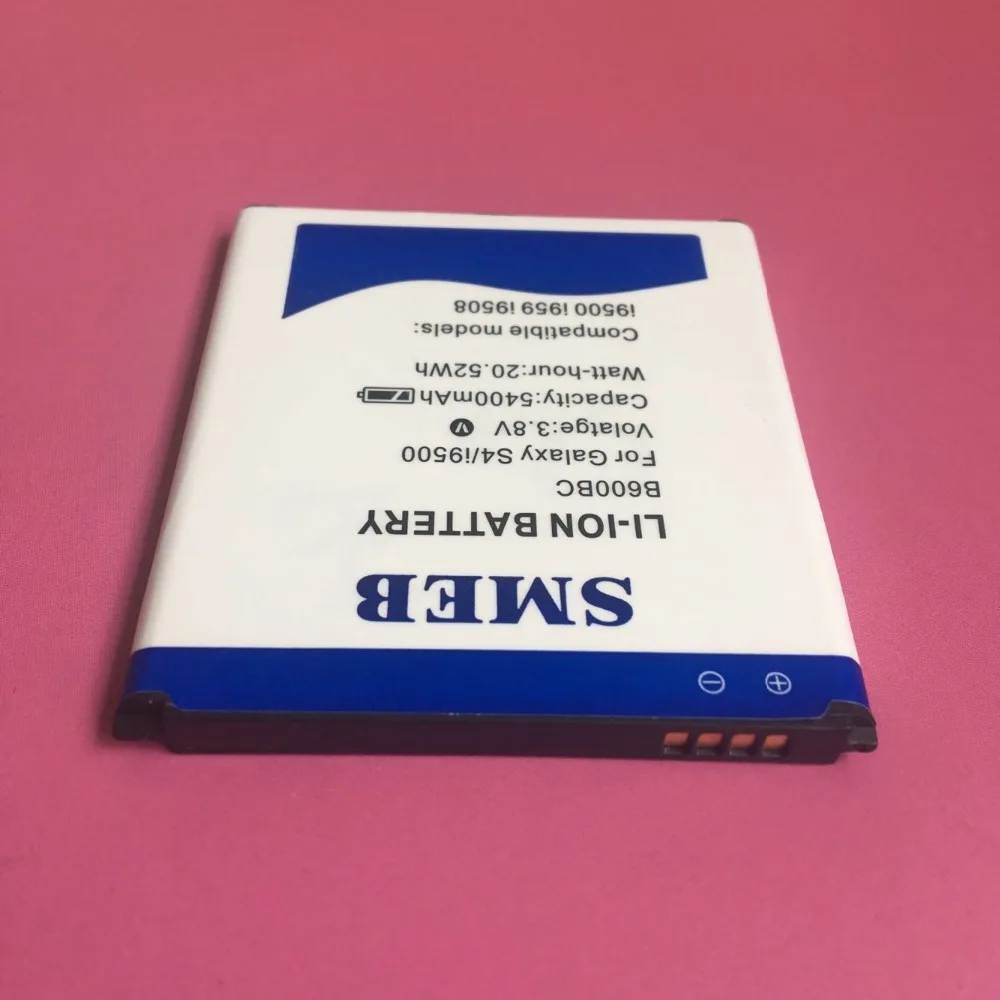 SMEB High Capacity B600BC 5400mAh For Samsung galaxy S4 battery i9505 i9502 i9508 i959 i9158 i9506 Active I9295 i9500 | Мобильные