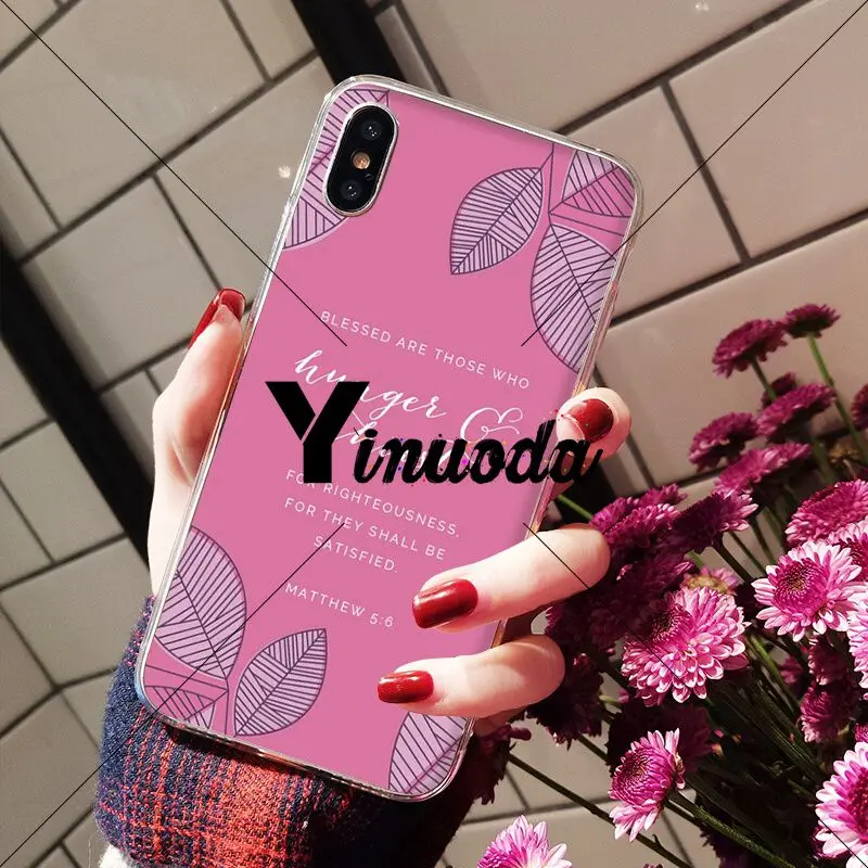 Yinuoda Библейский стих филиппийский Иисус Христос христианский чехол для