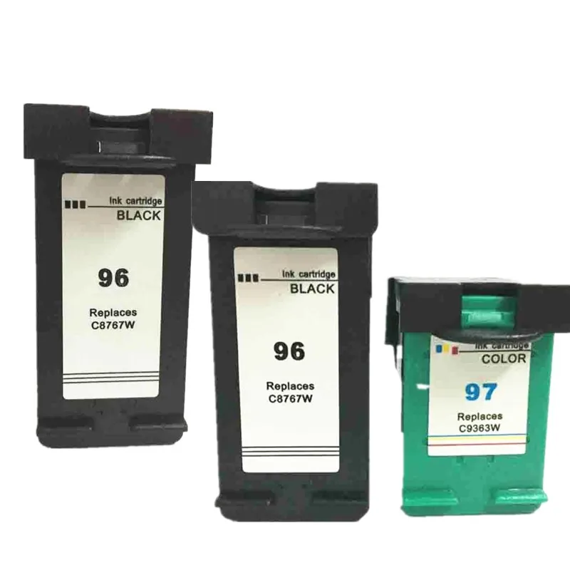 Заправленный чернильный картридж C8767W C9363W для HP 96 97 DeskJet 5740 6540 6840 9800 9860 Photosmart 2610 2710
