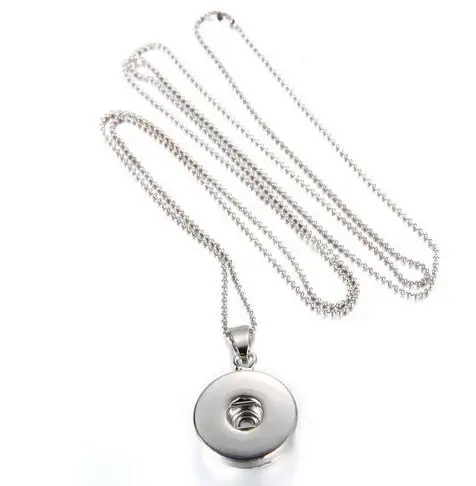 

Модное простое ожерелье 60 см цепочка с бусинами подходит для 12 мм/18 мм кнопки модные самодельные Украшения, Аксессуары XL0095