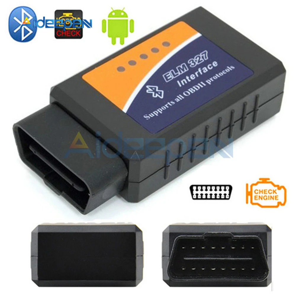 Автомобильный диагностический инструмент ELM327 OBD2 Bluetooth V1.5 сканер ELM 327 OBD II для