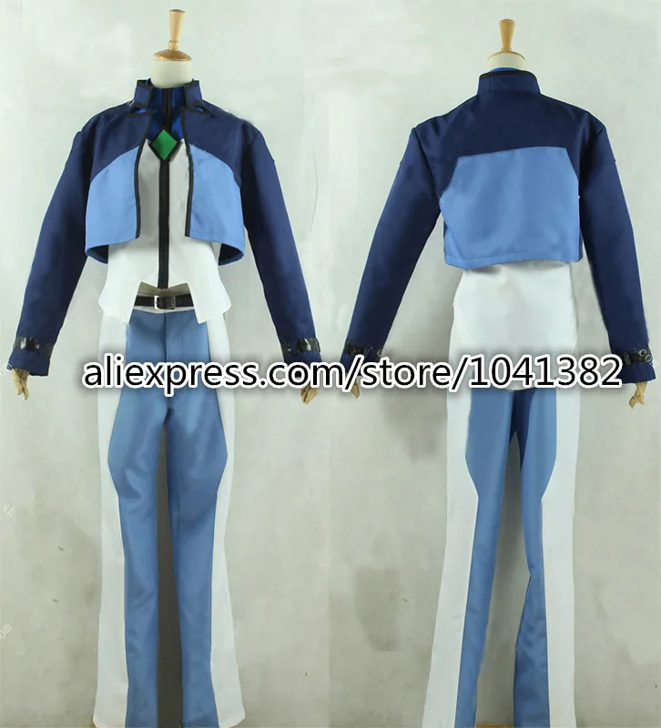 

Free Shipping Gundam 00 Celestial Being Setsuna.F.Seiei Gundam Meisters Uniform Anime Cosplay Costume