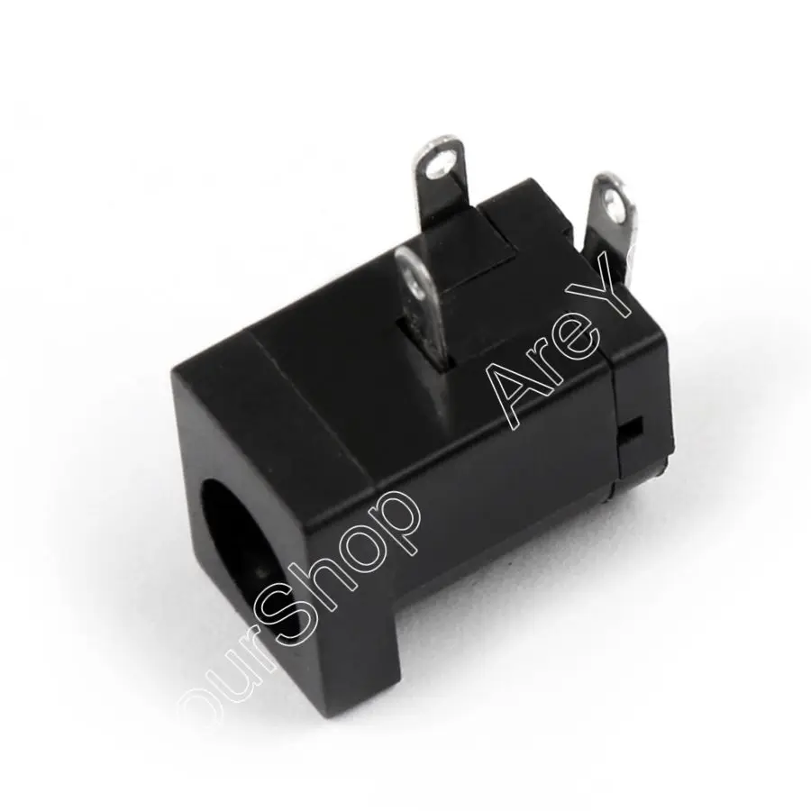 Areyourshop 10 шт. 2 1 мм x 5 Источник питания DC гнездовой разъем типа баррель PCB крепление |