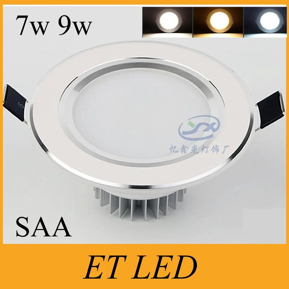 Светодиодные светильники с регулируемой яркостью 7 Вт 9 AC85 265V CREE SMD5730 точечные