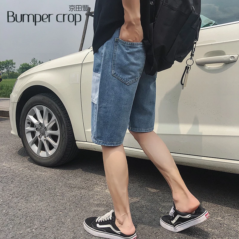 Джинсовые шорты Bumpercrop мужские с конопляной тематикой повседневные брюки