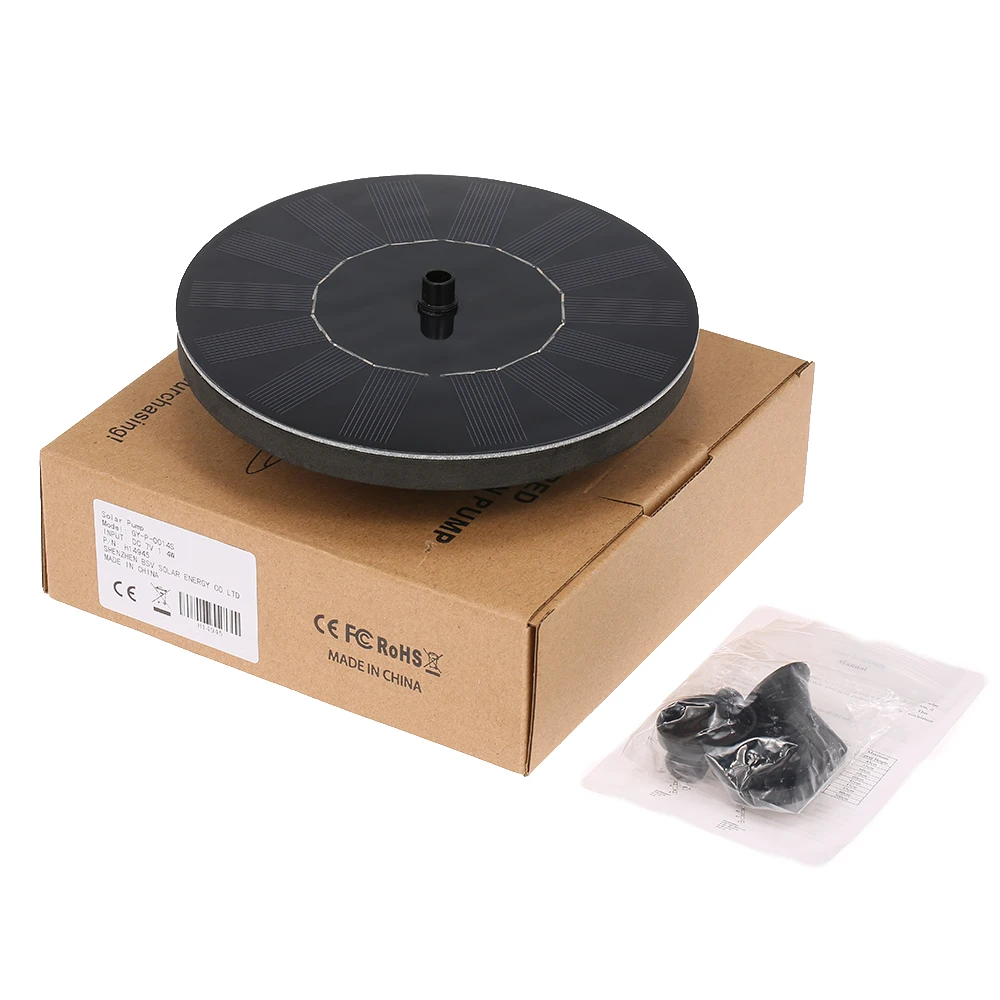 Электрофонтан на солнечной энергии Бесщеточный насос набор для полива растений