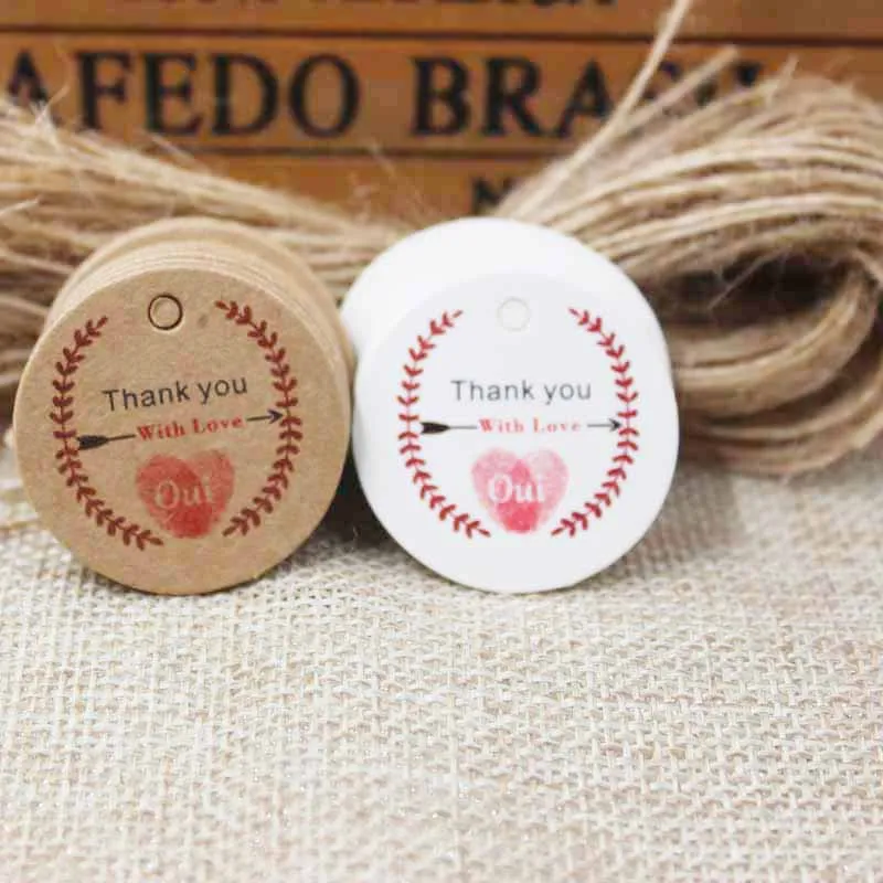 3 см круг крафт дома сделанные подарочные бирки сделай сам защитная одежда из