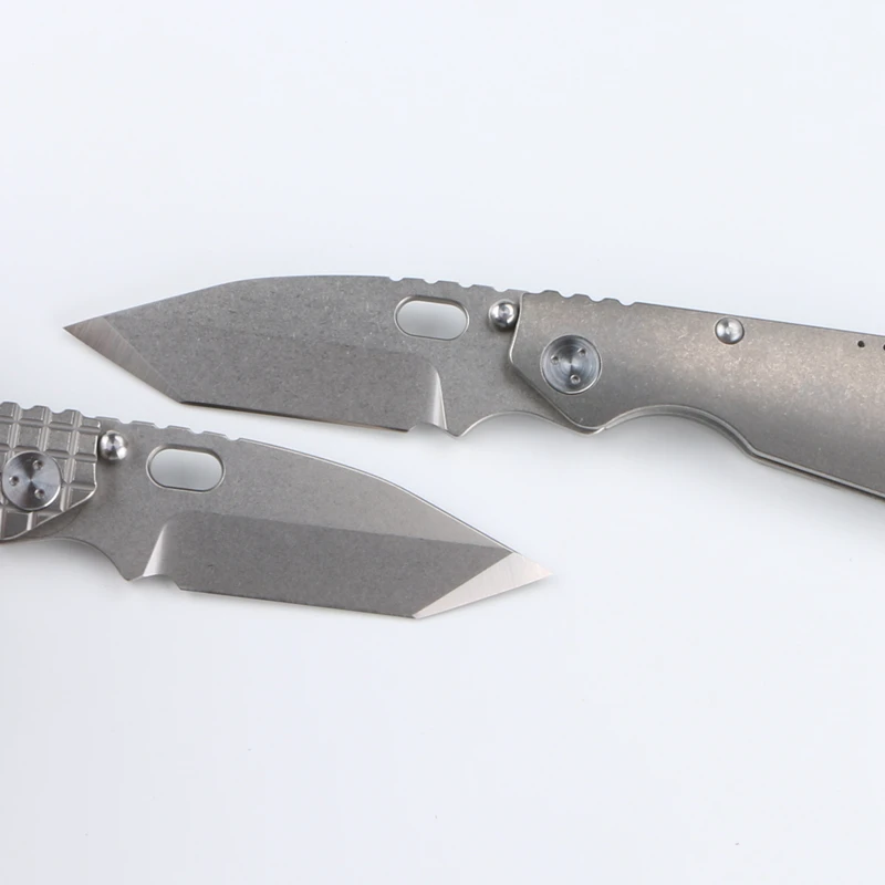 Складной нож TIGED small SMF T TC4 с титановой ручкой M390 подшипник для охоты кемпинга