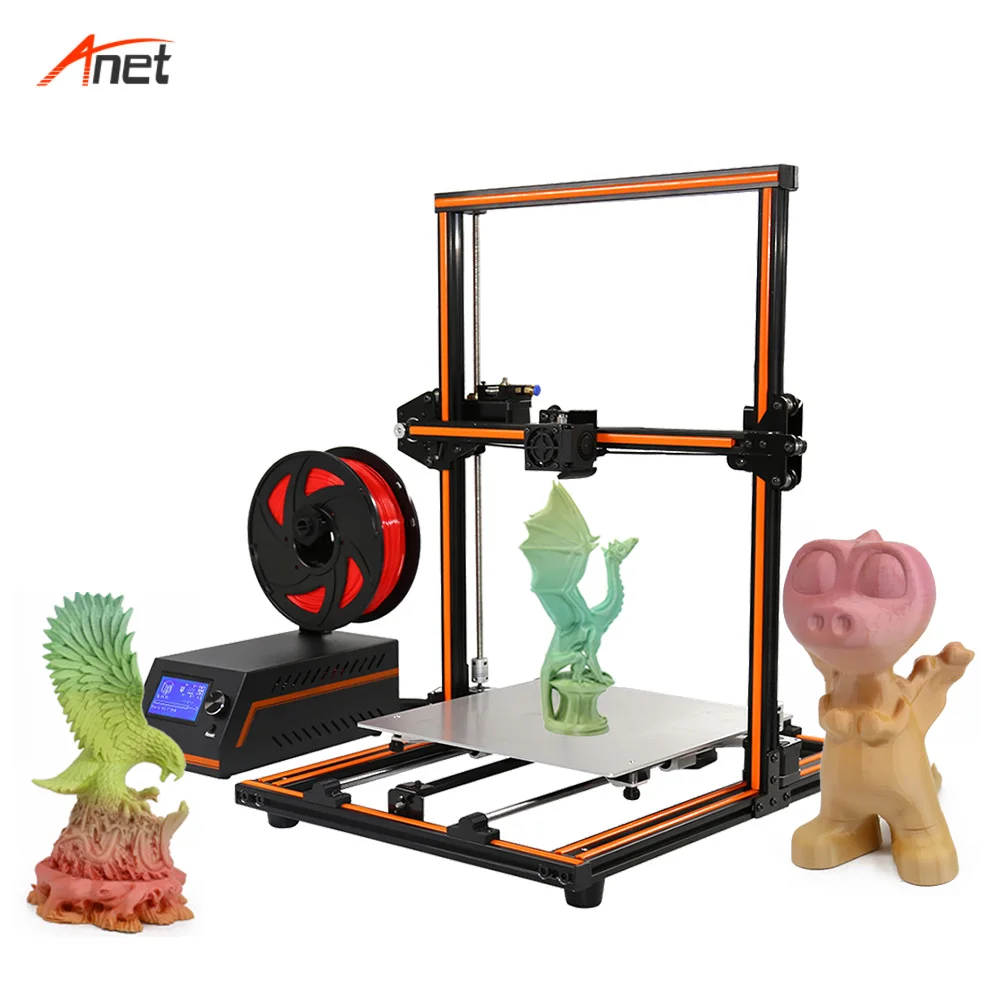 Anet Горячая продажа 3d принтер A8 A6 E10 E12 высокая производительность Imprimante Prusa i3 самый