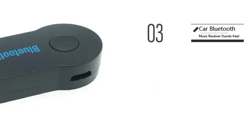 Handfree Автомобильный Bluetooth Music Receiver Универсальный 3,5 мм Car Kit Беспроводной громкой связи Динамик Наушники Адаптер для телефона MP3