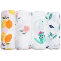 2018 newborns baby blanket super soft bamboo cotton muslin baby swaddle wrap infant nursing cover bath towel for baby kids
