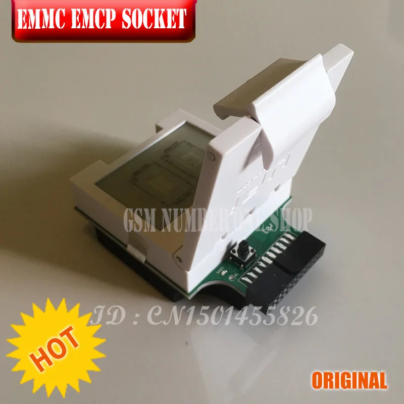 Новинка оригинальная розетка 2 в 1 EMMC / EMCP (169 FBGA 153 162 186 FBGA) адаптер тестового гнезда