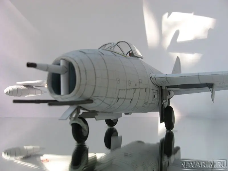 Высококачественный Набор бумажных 3D моделей бывшего Советского Союза MIG 9 fighter